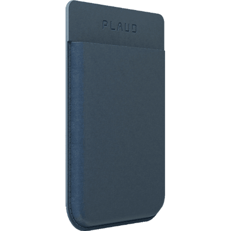 PLAUD PLAUD NOTE PRO Magnet Etui, Dunkelblau, tragbares Design, hochwertiges Leder, wasserdicht, integrierter magnetischer Rückenclip