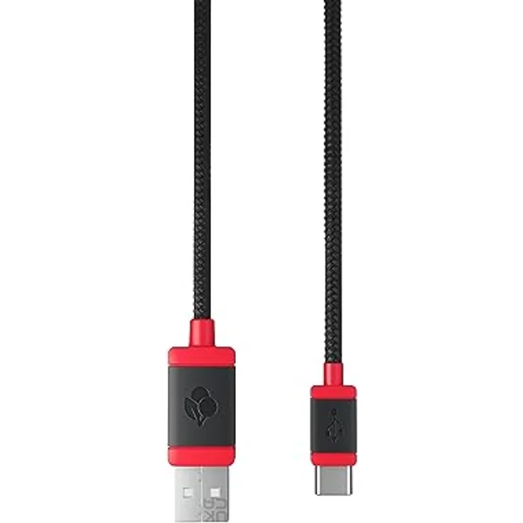 Cherry USB-Kabel - USB (M) zu 24 pin USB-C (M) - geflochten, 1,5 m, 480 Mbps, schwarz