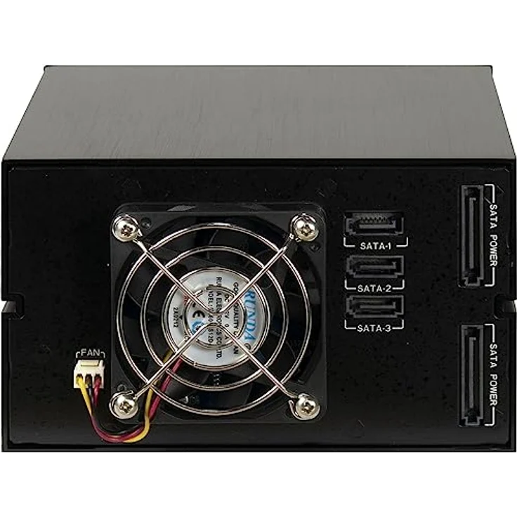 Intertech INTER-TECH HDD-Wechselrahmen ST-3525 fuer 1x 6,35cm 2,5Zoll und 2x 8,89cm 3,5Zoll, SSD + Festplatte Zubehör – Bild 4