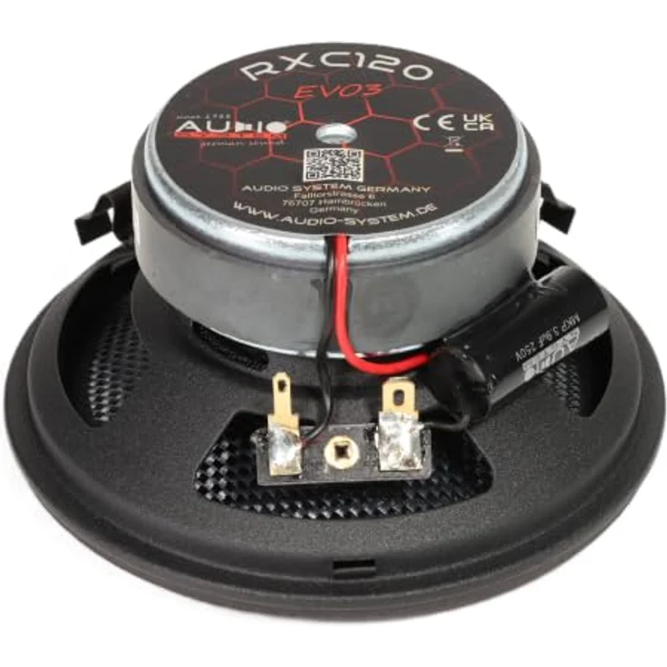 Audio System RXC120 EVO3 2-Wege Koaxial Lautsprecher 12 cm, 120 Watt RMS, 3 Ohm Nennimpedanz, Extrem-Glasfibermembran – Bild 3