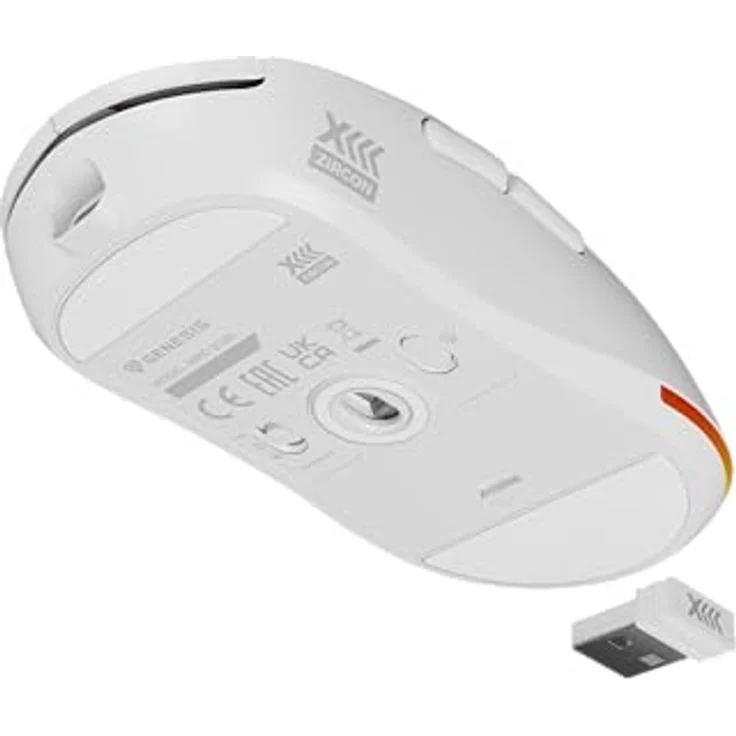 Genesis Zircon XIII, Wireless Gaming-Maus mit 26000 DPI, ergonomisches Design, weiß – Bild 9