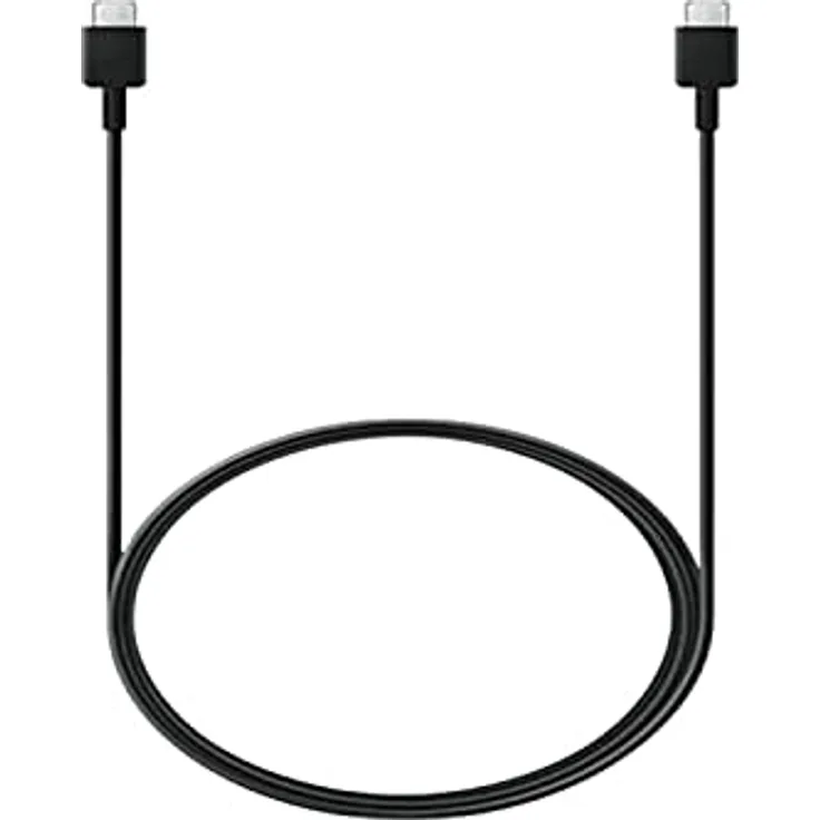 Samsung EP-DX310 USB Type-C auf USB Type-C Kabel, Datenkabel, Ladekabel, 1,8 m, 3A, Schwarz