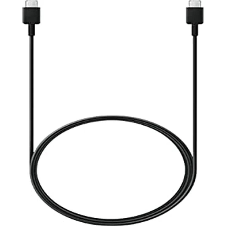 Samsung EP-DX310 USB Type-C auf USB Type-C Kabel, Datenkabel, Ladekabel, 1,8 m, 3A, Schwarz – Bild 1
