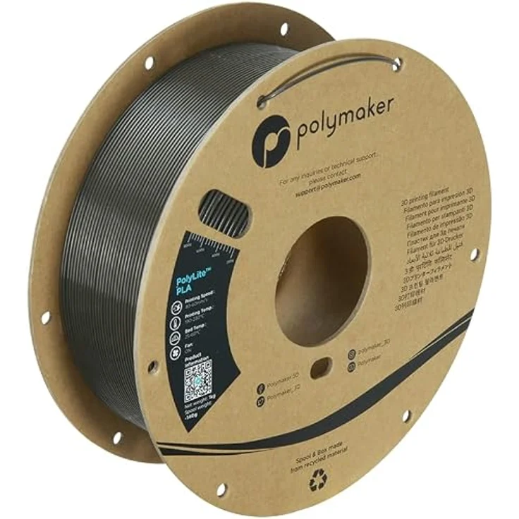 Polymaker PolyLite PLA, 3D Filament mit Jam-Free Technologie, hochmolekular, temperaturbeständig bis 140°C – Bild 5