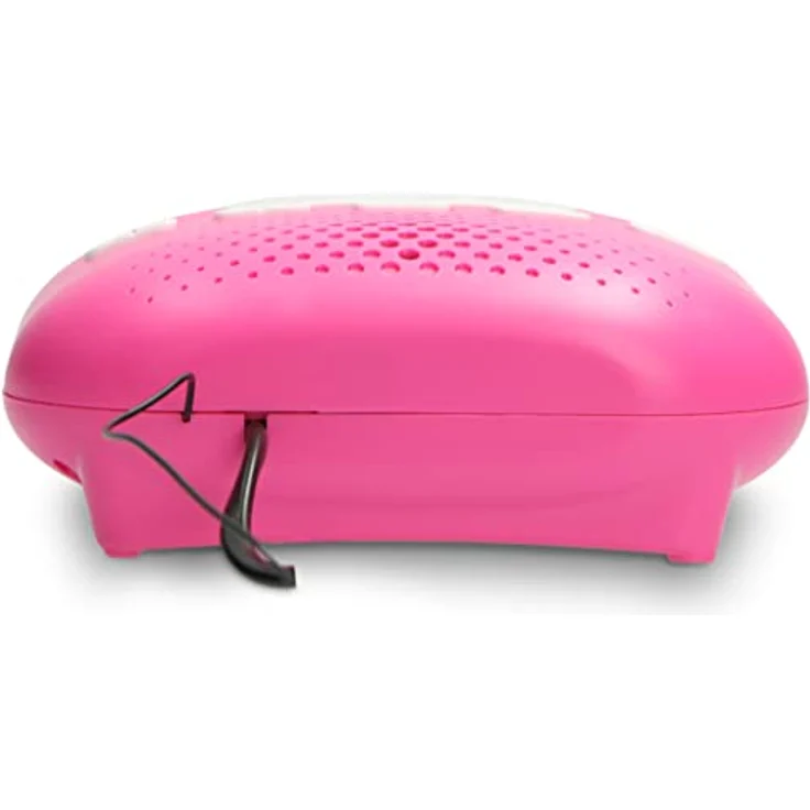 iS ICR-210 Uhrenradio (2X Weckzeiten, Schlummerfunktion, Sleeptimer) pink – Bild 5