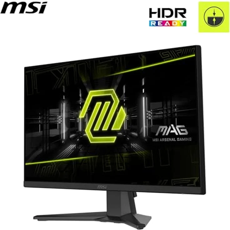 MSI MAG 242F, 24 Zoll FHD Gaming Monitor mit Rapid IPS Panel, 200Hz, 0,5ms Reaktionszeit, HDR Ready, AMD FreeSync Premium, neigbar, VESA-kompatibel, Schwarz – Bild 3