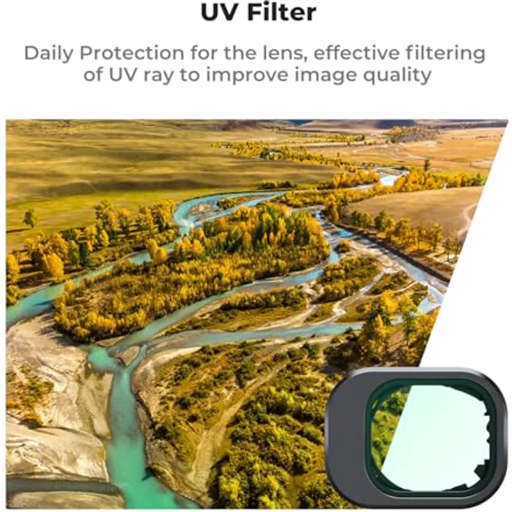 K&F Concept Mini 4 Pro Filterset, 8-teiliges ND, UV und CPL Filterset für DJI Mini 4 Pro, mehrfach beschichtet, ultraleicht, AGC-Glas – Bild 5