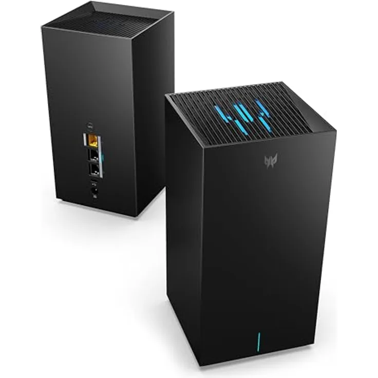 Acer Predator Gaming 5G Router | Connect X7, Tabletop-Router Schwarz, Tri-Band Wi-Fi 7, 10755 Mbit/s