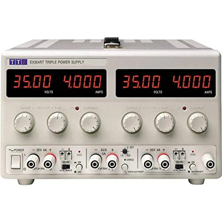 Aim TTi EX354RT Labornetzgeraet, einstellbar 0-35 V/DC 0-4A 305W Anzahl Ausgaenge 3 x