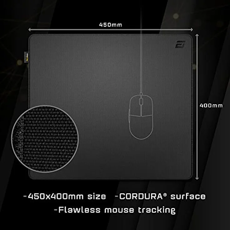 Endgame Gear MPC450 Cordura Gaming Mauspad STEALTH EDITION - schwarz – Bild 5
