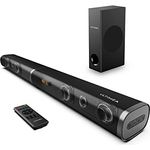 ULTIMEA Soundbar für TV Geräte, 190W 2.1 Soundbar mit Subwoofer, 6 EQ Modi, 5.0 Bluetooth Surround Heimkino Soundsystem für 4K & HD Fernseher, ARC, Optical, AUX, USB