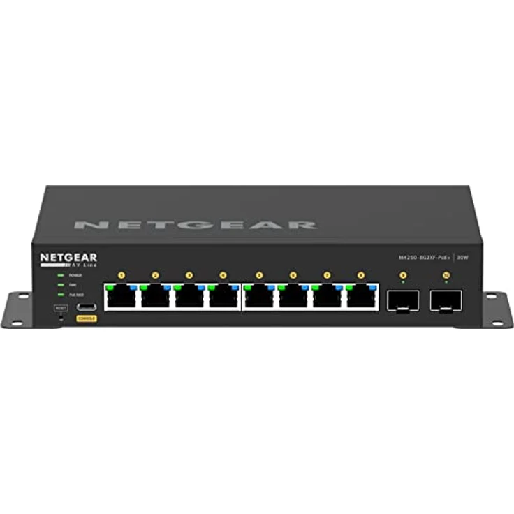 NETGEAR AV Line M4250-8G2XF-PoE+ vollständig verwalteter Desktop-Switch (GSM4210PX) – Bild 1