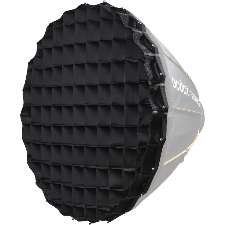 Godox Parabolic 128 Light Grid, Softbox mit Reflektor und Honeycomb für selektive Beleuchtung