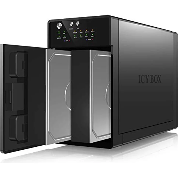 Raidsonic ICY BOX IB-RD3620SU3 3,5 2-fach Raid Gehäuse – Bild 2