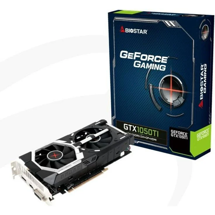 Biostar Gtx 1050 4gb Gddr5 Grafikkarte Golden, Next-Gen-Grafikkarte mit NVIDIA Pascal Architektur – Bild 1
