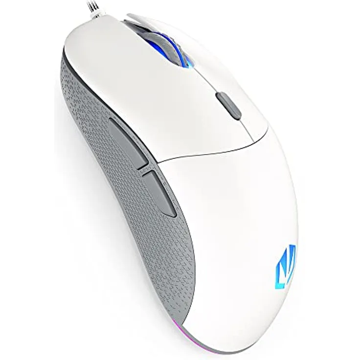 ENDORFY GEM Onyx White, Leichte Gaming-Maus, PixArt PMW3325 Sensor, 8000 DPI, Kailh GM 4.0 switches | EY6A012