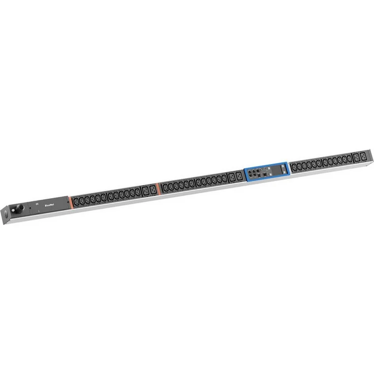 Bachmann BN PRO M 36xC13 6xC19 Steckdosenleiste, CEE 16A/5p, 3 m Kabellänge, integrierter Webserver, 2.4" TFT Farbdisplay