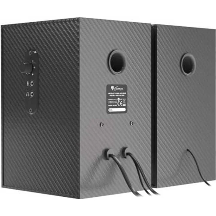 Genesis Lautsprecher 2.0 Helium 200 Ncs-1305, Gaming-Lautsprecher mit 20 W Leistung und rotem Farbschema – Bild 2