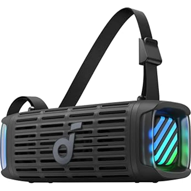 Anker soundcore Boom 3i, Bluetooth Lautsprecher mit kräftigem Sound, schwarz