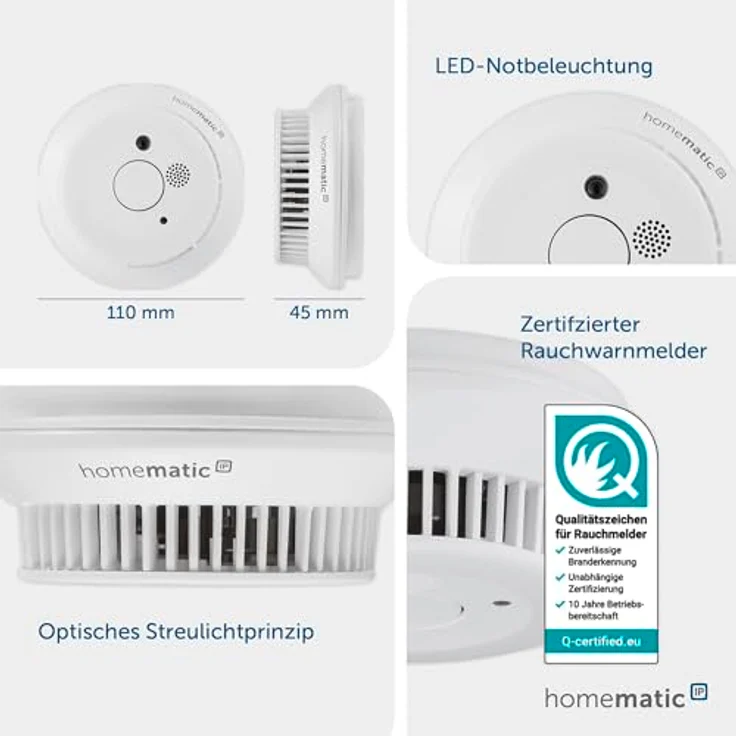 Homematic IP Rauchwarnmelder mit Q-Label (HmIP-SWSD) – Bild 4