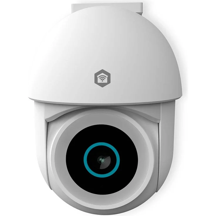 Nedis SmartLife Außenkamera - Wi-Fi - Spotlight - 3MP Full HD 1296p - Pan tilt - IP65 - Nachtsicht - Weiss