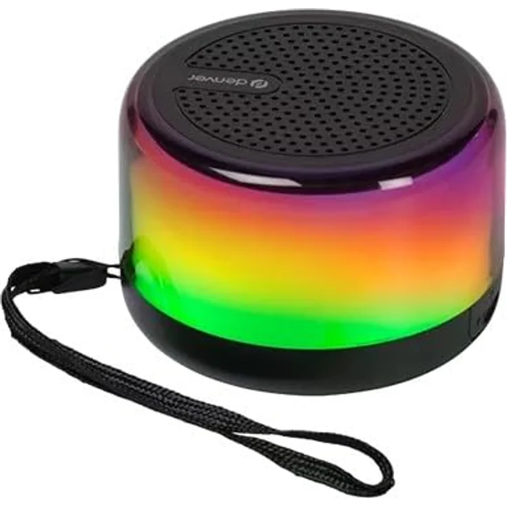 Denver Tragbarer Lautsprecher BTP-103, Bluetooth-Lautsprecher mit zwei Jahren Garantie, in schwarz – Bild 2