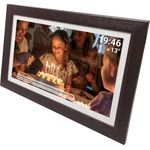 Denver PFF-1542 15,6'' digitaler Bilderrahmen Holz dunkel (15.60", 1920 x 1080 Pixel), Digitaler Bilderrahmen, Braun