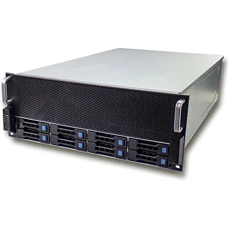 FANTEC SRC-4080X08 4HE 8xSAS&SATA ohne NT 8x3,5"/2.5"+2x2.5 intern HDD/SSD, 680mm, 6G Backplane