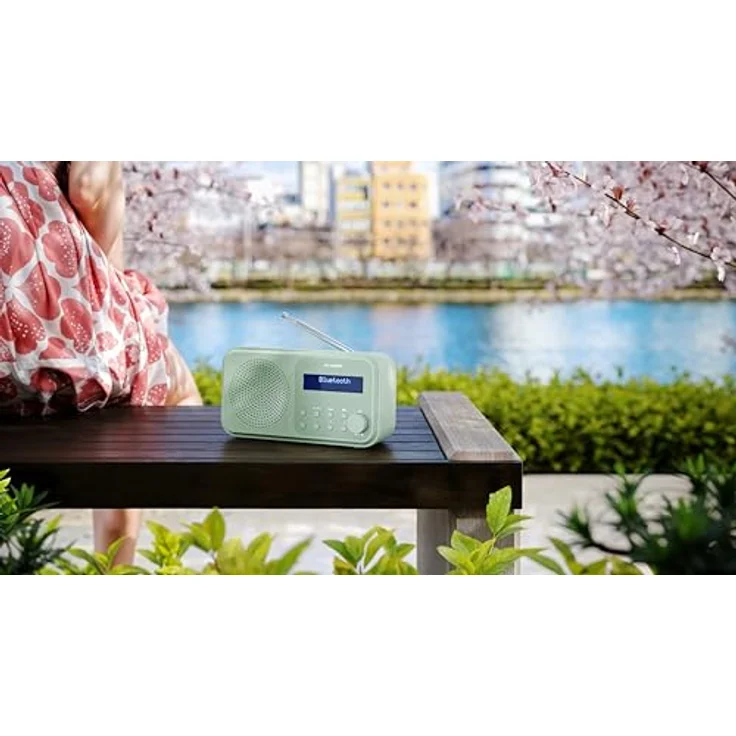 Sharp TOKYO DR-P420 Digitalradio (DAB) mit FM-Tuner, RDS, 20 Stationsspeicher, Bluetooth 5.3, grün – Bild 4