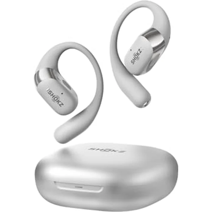 SHOKZ OpenFit 2+, Open-ear Headset mit Dual-Treibern, Dolby Audio, IP55-Zertifizierung, Bluetooth, Grau – Bild 2