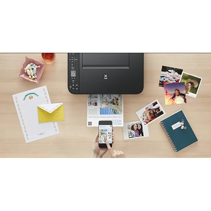 Canon Pixma TS3350 Multifunktionsgerät, WLAN-Drucker, Schwarz mit 1,5-Zoll-Mono-LCD – Bild 5