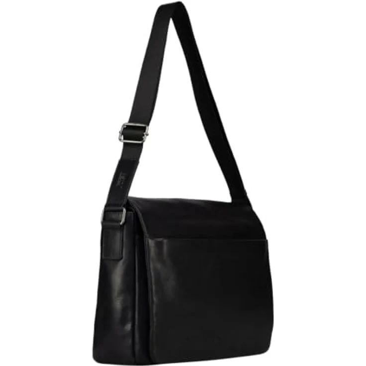 Jost Glasgow Aktentasche Leder 34 cm mit RFID Schutz und Laptopfach, schwarz – Bild 5