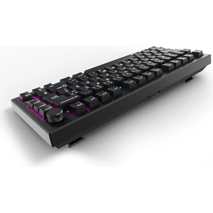 Sharkoon Skiller SGK55W, Kabellose Gaming Tastatur mit Gasket-Mount-Design, ARGB-Beleuchtung und Hot-Swap-PCB, Schwarz – Bild 5