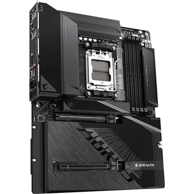 Gigabyte B850 A STEALTH AM5, ATX Mainboard mit 1xHDMI, DDR5-Support und Wi-Fi 7, schwarz – Bild 3
