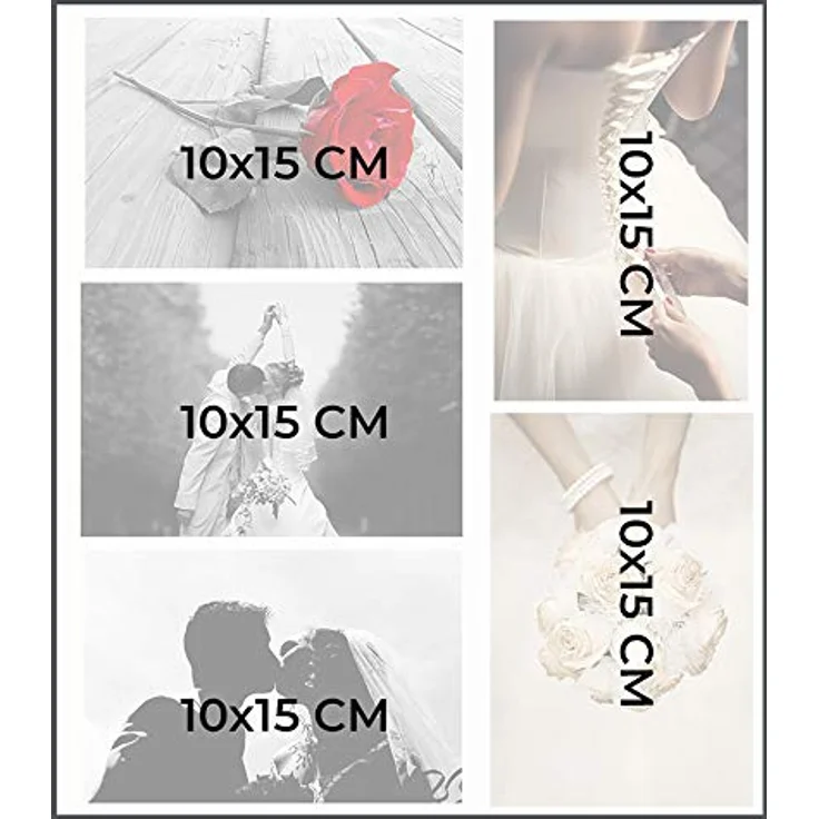 Exacompta 16118E Premium Fotoalbum Landidylle, 60 schwarze Seiten, 29 x 32 cm, elfenbein – Bild 4