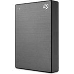 Seagate One Touch 5TB tragbare externe Festplatte, PC, Notebook & Mac, USB 3.0, Space Gray, inkl. 2 Jahre Rescue Service, Modellnr.: STKZ5000404