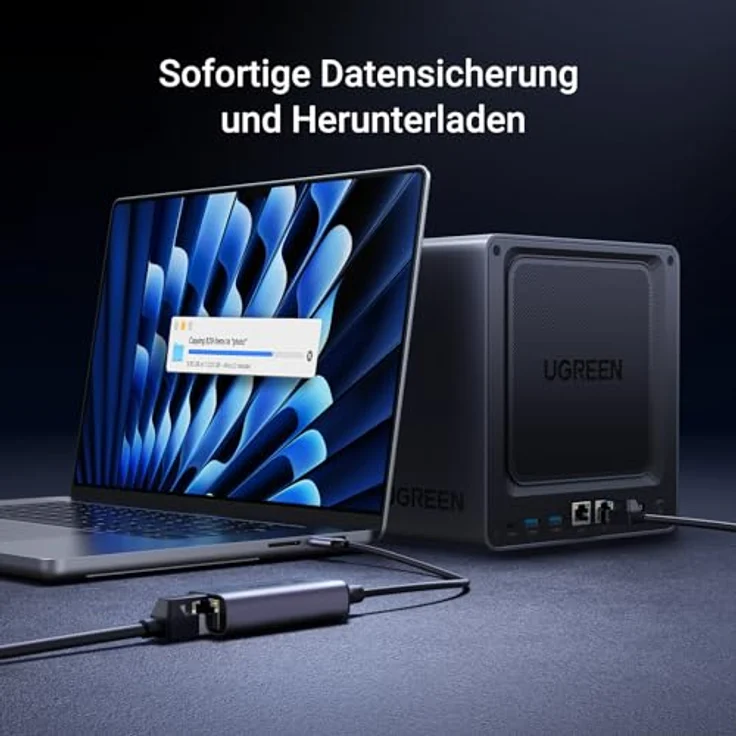 UGREEN USB C 2.5G LAN Adapter Ethernet Adapter RJ45 2500Mbps Netzwerkadapter, kompatibel mit MacBook Pro M4, Mac Mini M4, iPad Pro/Air, Mac Pro/Air, Galaxy S24, Windows 11/10/8, macOS usw. – Bild 5