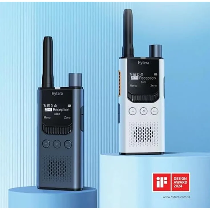 Hytera S1 Pro LF Grau, PMR-446 Walkie Talkie mit Digital- und Analog-Radio, 1,3-Zoll-OLED-Display, Geräuschunterdrückung AI und bis zu 19 Stunden Akkulaufzeit – Bild 5