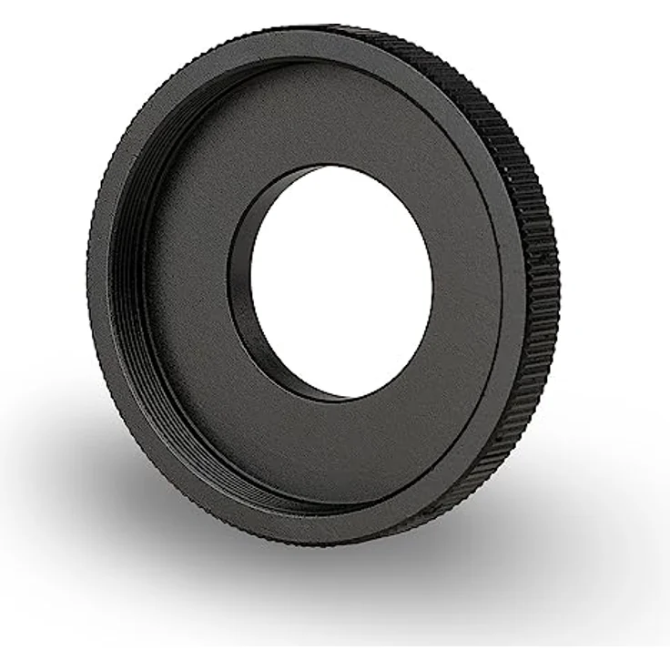 Walimex pro T2 Adapter für C-Mount - Adapterring mit manuellem Fokus, einfache Handhabung, Objektiv-Anschlussring – Bild 1