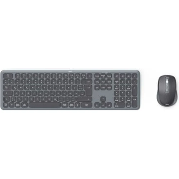 Hama Tastatur-Maus-Set kabellos WKM-550 (Multi-Device 2,4GHz + 2X Bluetooth, 10 m Reichweite, deutsches QWERTZ-Layout, leise, batteriebetrieben) schwarz – Bild 5