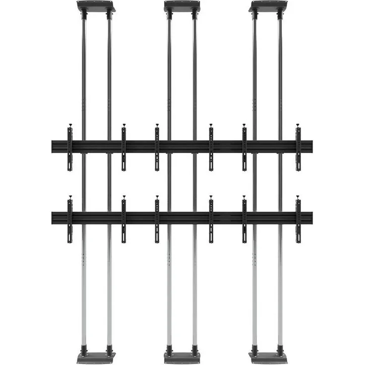 Edbak VWFCA3247-L, Fixed TV-Halterung mit Kabelmanagement, Schwarz, für 42-49 Zoll Bildschirme, 330 kg Tragkraft