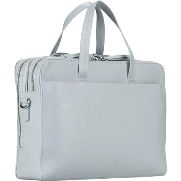 Jost Arva Aktentasche, 100% Leder mit Laptopfach, 36 cm, blau – Bild 2