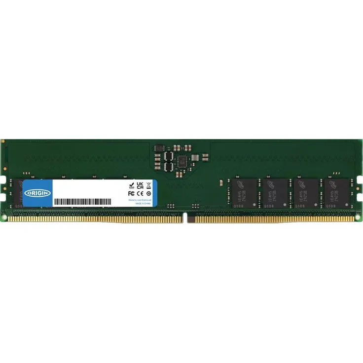 Origin Storage 16GB DDR5 5600MHz UDIMM RAM, 1Rx8 Non-ECC, 1.1V, unbuffered DIMM für PCs