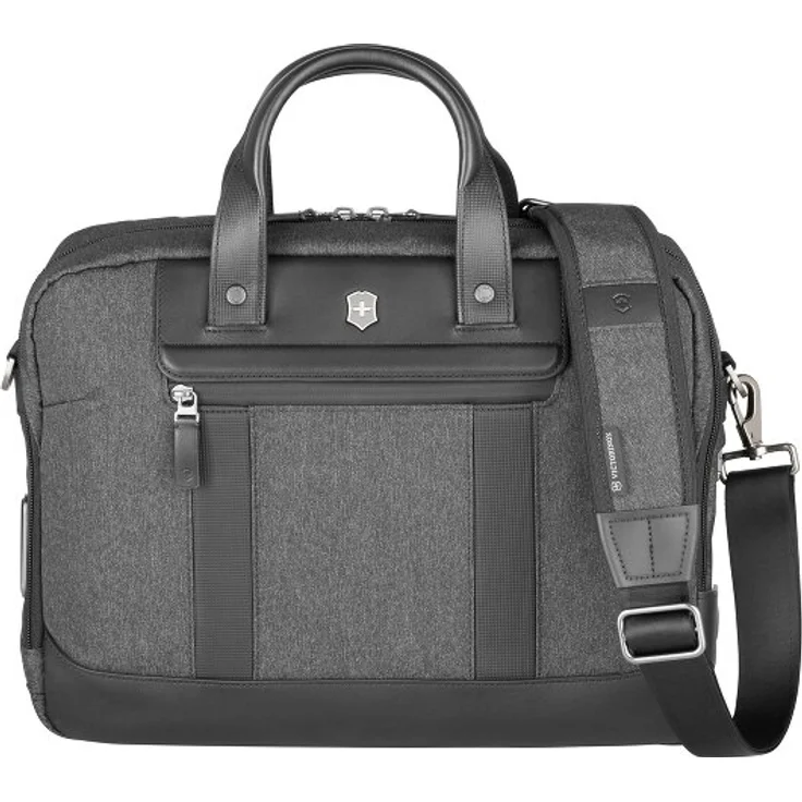 Victorinox Architecture Urban 2, Aktentasche mit Laptopfach für 42 cm Laptops, grau, 100% Polyester, 42 x 13 x 31 cm