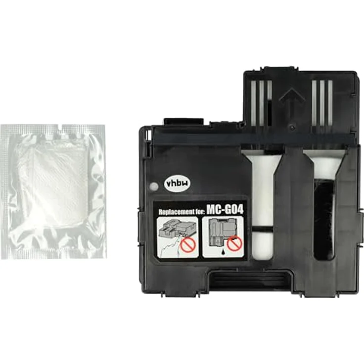 vhbw Resttintentank für Canon Pixma G2430, G1530, G1430, G3470, G3471, G3472, schwarz, zum Auffangen von überschüssiger Tinte, einfacher Wechsel – Bild 1