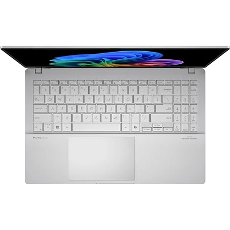 ASUS Vivobook S 15 S5507QA-MA006W; Copilot+ PC | 15,6" 120Hz OLED Display | Snapdragon X Elite X1E | 16 GB RAM | 1TB SSD | Adreno GPU | Windows 11 | QWERTZ Tastatur | Cool Silver – Bild 4