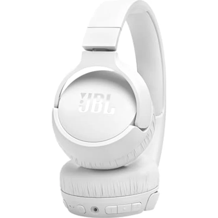 JBL Tune 670NC – Kabellose On-Ear-Kopfhörer mit adaptivem Noise-Cancelling und faltbarem Design – Bis zu 44 Stunden Akkulaufzeit mit Schnellladefunktion – Weiß – Bild 3