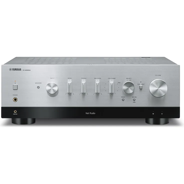 Yamaha R-N1000A Silber, Netzwerk Hifi-Receiver