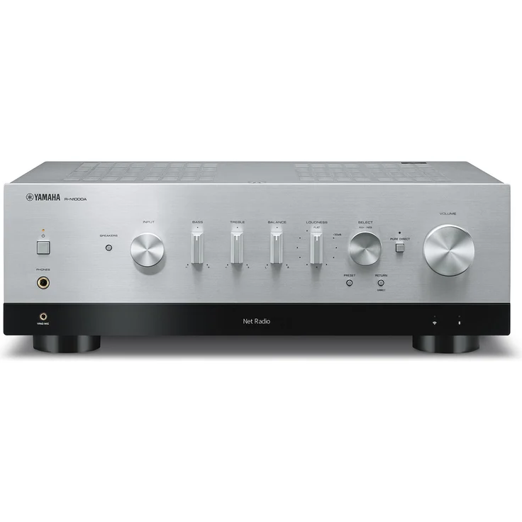Yamaha R-N1000A Silber, Netzwerk Hifi-Receiver