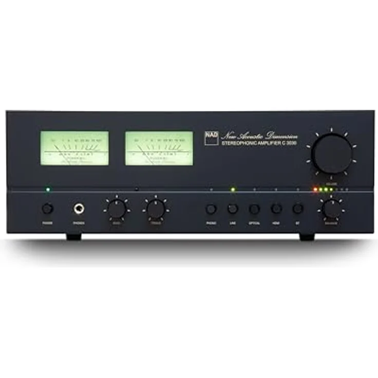 NAD C 3030 Stereo Vollverstärker, 50 Watt pro Kanal, HDMI eARC, Bluetooth, graphit – Bild 1